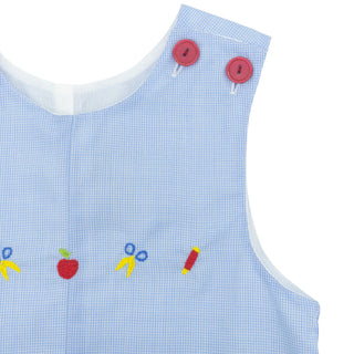 Hayes Shortall with Hand-embroidery - School Time