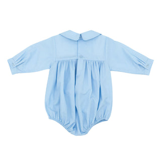 Boys Long-sleeve Peter Pan Collared Bubble with Hand-embroidery - Planes