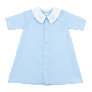 Boys Long-sleeve Daygown with Hand-embroidery - Planes