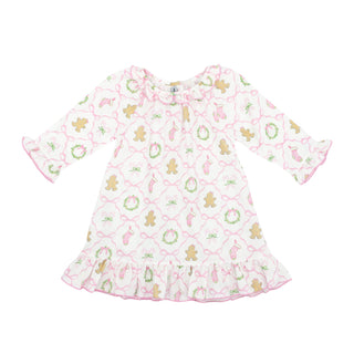 Bow Trellis Embroidered Nightgown