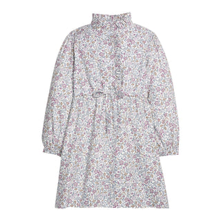 Ruffled Shirt Dress - Margaux Floral
