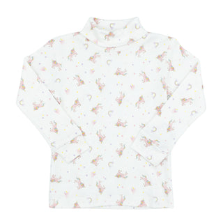Printed Turtleneck - Magic Unicorns