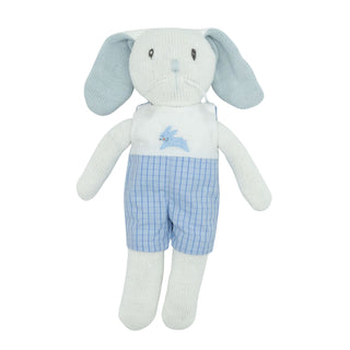 Hand-crocheted Knit Doll - Blue Bunny