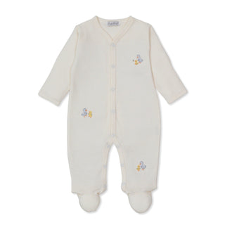 Footie with Embroidery - Duck Pond Paddles