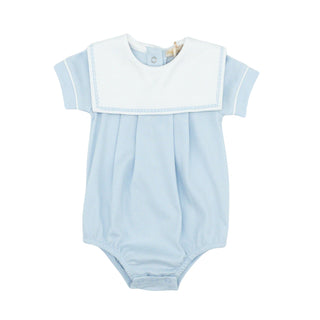 Boys Bib Bubble with Hand-embroidery