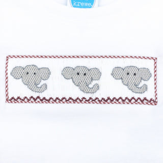 Boys Smocked Game Day Short Set - Alabama