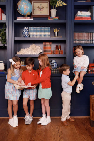 Prim & Proper Polo - Beale Street Blue Stripe