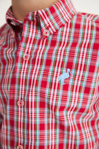 Dean's List Dress Shirt - Woodspoint Plaid