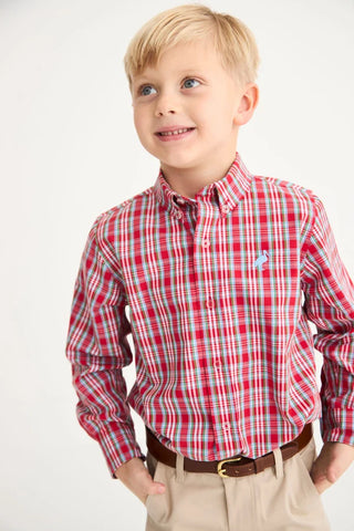 Dean's List Dress Shirt - Woodspoint Plaid