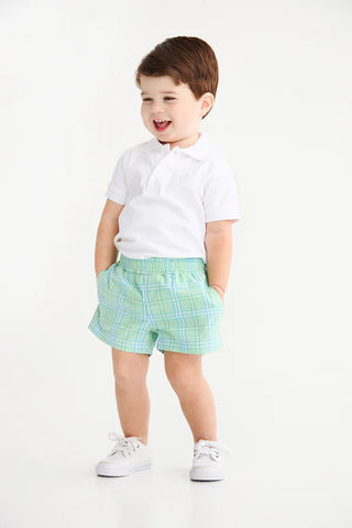 Sheffield Shorts - Pelham Bay Plaid