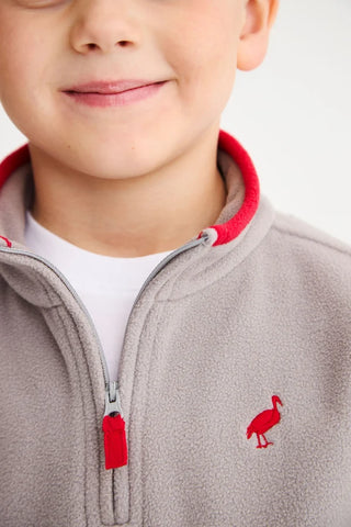 Hayword Half Zip (Fleece) - Grantley Gray