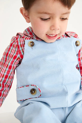 Peter Pan Collar Shirt - Woodspoint Plaid