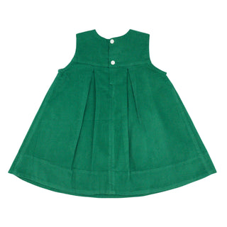 Nora Corduroy Jumper - Christmas Green