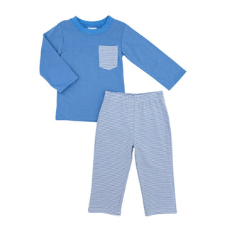 Boys Porter Pant Set - Blue