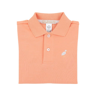 Long-sleeve Prim & Proper Polo - Seashore Sherbet