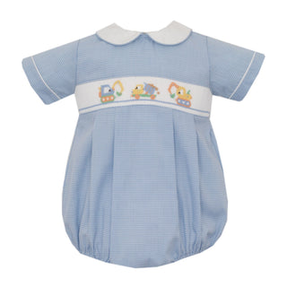 Boys Bubble with Hand-smocking - Construction