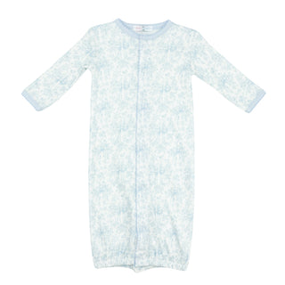 Printed Converter Gown - Blue Toile