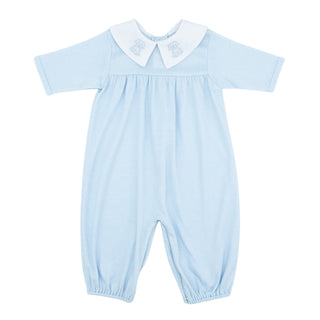 Boys Knit Convertible Sack with Puppy Embroidery