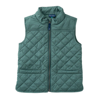 *PRE-ORDER* Boys Pro Quilted Vest - Smoke Pine