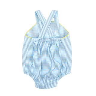 Louie Pima Knit Bubble - Blue Stripe