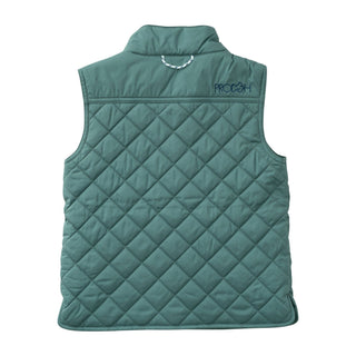 *PRE-ORDER* Boys Pro Quilted Vest - Smoke Pine