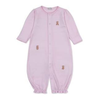 Converter Gown with Embroidery - Pink Teddy Bear Club