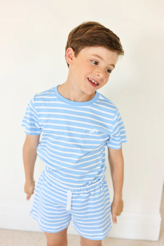 Carter Crewneck - Sarasota Sky Stripe