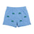 Dump Truck Embroidery on Light Blue
