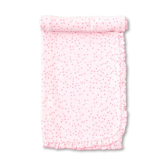 Sweethearts Print Pima Blanket - FINAL SALE