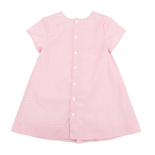 Millie A-line Dress - Pink Check | Angels & Company 5 / Pink Millie A-line Dress - Pink Check | Angels & Company 5 / Pink