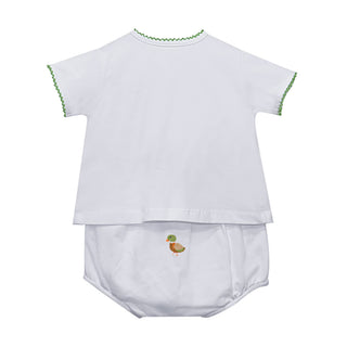 Brennan Diaper Set with Embroidery - Mallards