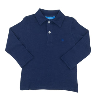 Long-sleeve Harry Polo - Navy