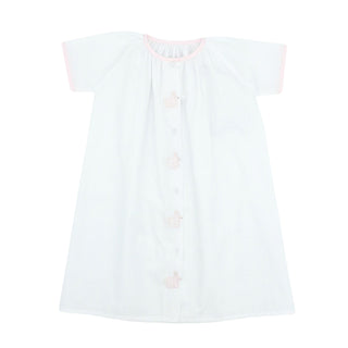 Girl Daygown with Hand-embroidery - Bunnies