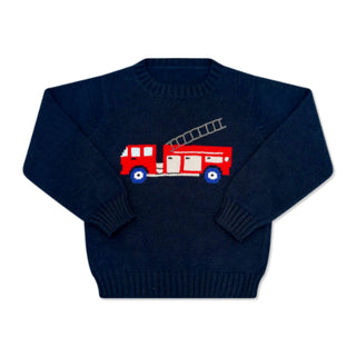 Cozy Up Sweater - Firetruck
