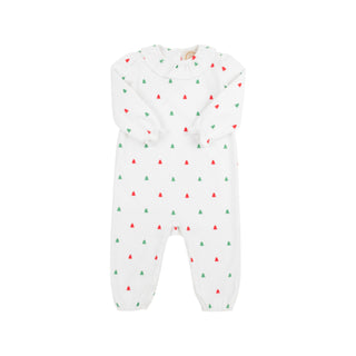 Ramona Ruffle Long-sleeve Romper - Thomas Point Tree Farm