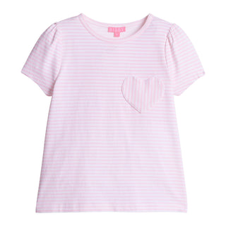 Essential Tee - Pink Stripe