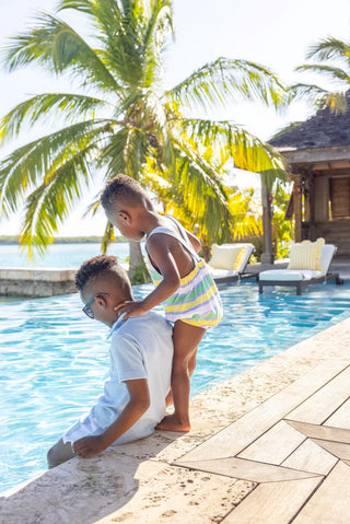 Prim & Proper Polo (Terrycloth) - Beale Street Blue