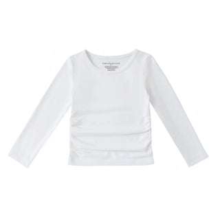 Ruched Top - White
