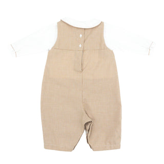 Longall with Long-sleeve Shirt and Hand-smocking - Turkey