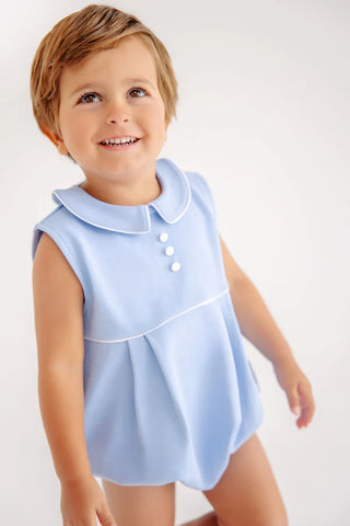 Sleeveless Bradford Bubble - Sarasota Sky