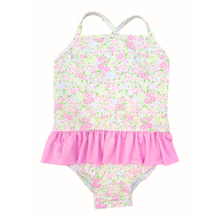 *PRE-ORDER* Lainey One Piece Swim Suit - Fuchsia Floral