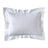 White with Aqua