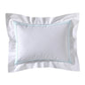 White with Aqua