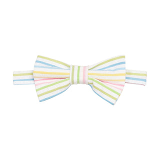 Bow Tie - Rainbow Stripe Seersucker