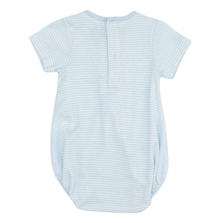 Boys Pima Knit Stripe Bubble