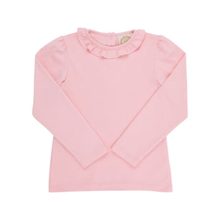 Reece Ruffle Top - Sandpearl Pink