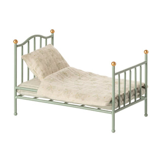Vintage Single Bed, Mouse - Mint