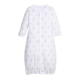 Pima Knit Printed Converter Gown - Sailboats