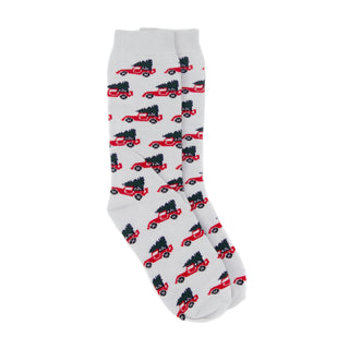 Lucky Duck Socks - Christmas Trucks