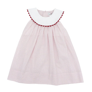 Collared Dress - Red